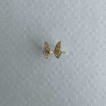 Load image into Gallery viewer, sterling silver 18k gold plated butterfly ring
