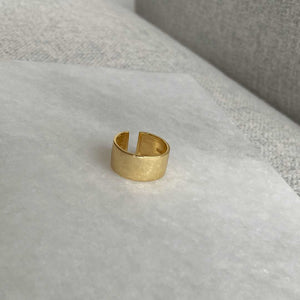 sterling silver 18k gold plated solid ring