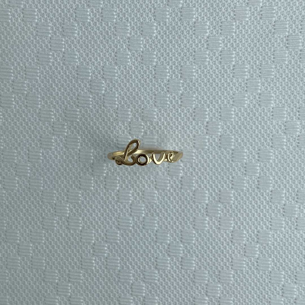 sterling silver 18k gold plated wrapped in love ring