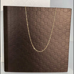 Load image into Gallery viewer, sterling silver 18k gold plating figaro necklace

