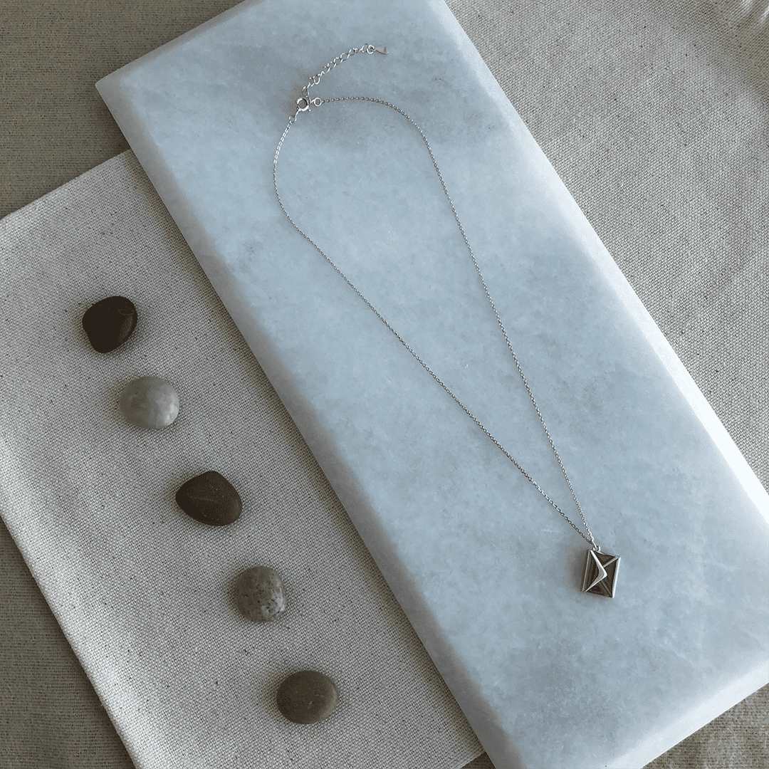 sterling silver sent with love necklace