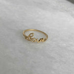 Load image into Gallery viewer, sterling silver 18k gold plated wrapped in love ring
