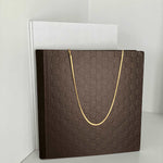 Load image into Gallery viewer, stainless steel with 18k gold plating herringbone necklace
