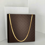 Load image into Gallery viewer, stainless steel with 18k gold plating herringbone necklace
