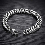 Load image into Gallery viewer, mens stainless steel chain bracelet 
