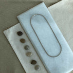 Load image into Gallery viewer, sterling silver rhodium plated curb chain necklace
